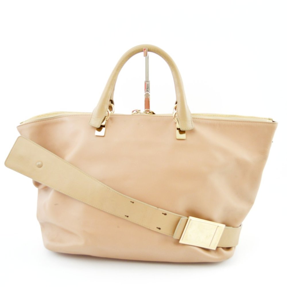 Chloé Baylee Leather Tote Bag #200-4